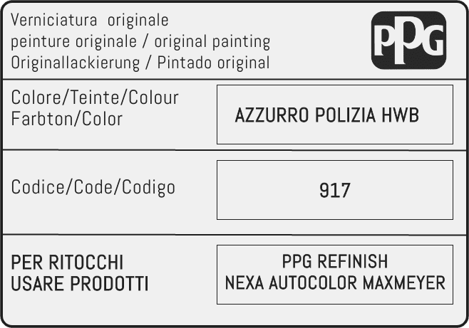 Lancia Color Location